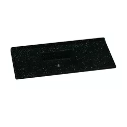 PIA SINTÉTICA STANDARD GRANITADA 120X50CM PRETO 50... - Rabelo Materiais Para Construção