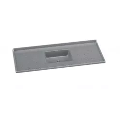 PIA SINTÉTICA STANDARD GRANITADA 140X50CM CINZA A.... - Rabelo Materiais Para Construção