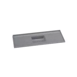 PIA SINTÉTICA STANDARD GRANITADA 150X50CM CINZA 50... - Rabelo Materiais Para Construção