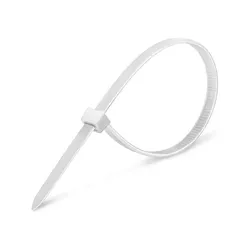 ABRAÇADEIRA NYLON BRANCA 3,6X200MM BRASFORT - Rabelo Materiais Para Construção