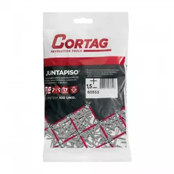 ESPAÇADOR JUNTAPISO 1,5MM 100PCS 60555 CORTAG - Rabelo Materiais Para Construção