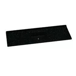 PIA SINTÉTICA STANDARD GRANITADA 160X50CM PRETO 50... - Rabelo Materiais Para Construção
