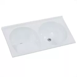 TANQUE SINTÉTICO DUPLO MÁRMORE Nº 2 110X59CM GELO ... - Rabelo Materiais Para Construção