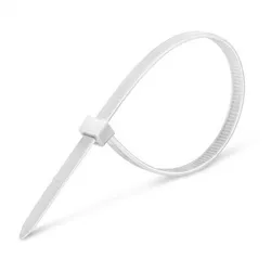 ABRAÇADEIRA NYLON BRANCA 7.6X500 BRASFORT - Rabelo Materiais Para Construção