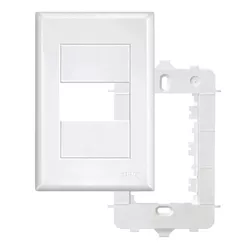 PLACA EVIDENCE COM SUPORTE 1 MÓDULO 4X2 2885 FAME - Rabelo Materiais Para Construção