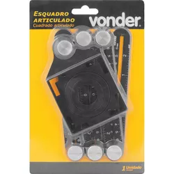 ESQUADRO ARTICULADO 6 SEÇÕES 3550012006 VONDER - Rabelo Materiais Para Construção