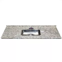 PIA COM CUBA INOX BELLA 1,50X55 BRANCO PORTINARI 5... - Rabelo Materiais Para Construção