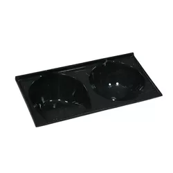 TANQUE SINTÉTICO GRANITADO DUPLO Nº5 124X62CM PRET... - Rabelo Materiais Para Construção