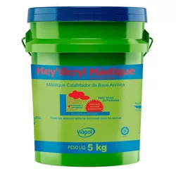 HEY DICRYL MASTIQUE 5KG VIAPOL - Rabelo Materiais Para Construção
