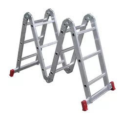 ESCADA ARTICULADA ALUMÍNIO 3X4 12 DEGRAUS ESC0292 ... - Rabelo Materiais Para Construção