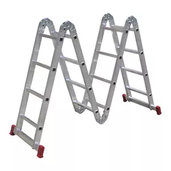 ESCADA ARTICULADA ALUMÍNIO 4X4 16 DEGRAUS ESC0293 ... - Rabelo Materiais Para Construção