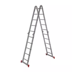 ESCADA ARTICULADA ALUMÍNIO 5X4 20 DEGRAUS ESC0294 ... - Rabelo Materiais Para Construção