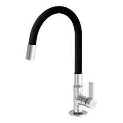 TORNEIRA COZINHA BANCADA FLEX BLACK 6280 C-74 5/8
