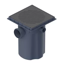CAIXA DE GORDURA COM CESTO 18 LITROS DN100 1000193... - Rabelo Materiais Para Construção