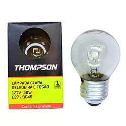 LÂMPADA INCOLOR FOGÃO/GELADEIRA BG45 40W 220V 1536... - Rabelo Materiais Para Construção