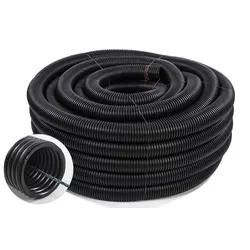 MANGUEIRA PVC CORRUGADA PRETA 1.1/4'' TFLEX - Rabelo Materiais Para Construção