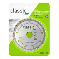 DISCO DIAMANTADO CLASSIC TURBO 110X22,23MM NORTON - Rabelo Materiais Para Construção