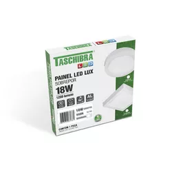 PAINEL LED REDONDO SOBREPOR 21.2X35 LUX 18W 6500K ... - Rabelo Materiais Para Construção