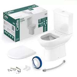 KIT BACIA COM CAIXA, ASSENTO PP SOFTCLOSE E ITENS ... - Rabelo Materiais Para Construção