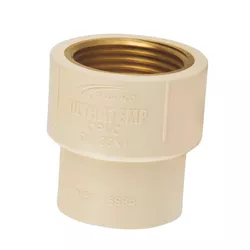 CPVC LUVA TRANSIÇÃO FF DN22X3/4