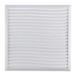 GRELHA DE VENTILAÇÃO COM TELA 200X200MM BRANCO 324... - Rabelo Materiais Para Construção