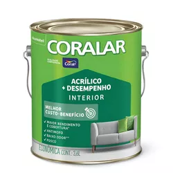 TINTA CORALAR ACRÍLICA MAIS DESEMPENHO BRANCO GELO... - Rabelo Materiais Para Construção
