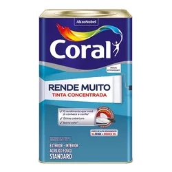 TINTA RENDE MUITO PALHA 16 LTS 5763558 CORAL - Rabelo Materiais Para Construção