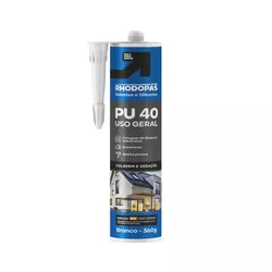 ADESIVO SELANTE PU 40 BRANCO 360GR 03633 RHODOPÁS - Rabelo Materiais Para Construção