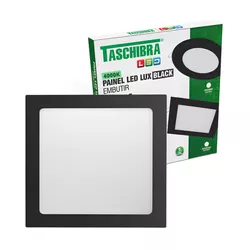 PAINEL LED QUADRADO EMBUTIR 29,2X29,2 LUX 24W 4000... - Rabelo Materiais Para Construção