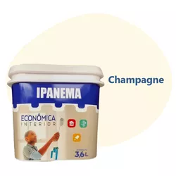 TINTA ECONÔMICA IPANEMA CHAMPAGNE 3,6 LTS 036023 A... - Rabelo Materiais Para Construção
