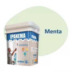 TINTA ECONÔMICA IPANEMA MENTA 18 LTS ACRILPLUS - Rabelo Materiais Para Construção