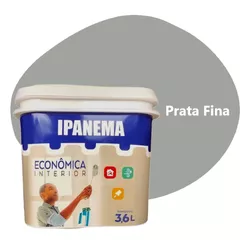 TINTA ECONÔMICA IPANEMA PRATA FINA 3,6 LTS ACRILPL... - Rabelo Materiais Para Construção