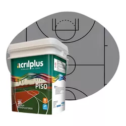 TINTA PISO FLEX CINZA CLARO 18 LTS ACRILPLUS - Rabelo Materiais Para Construção