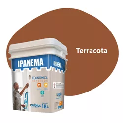 TINTA ECONÔMICA IPANEMA TERRACOTA 18 LTS ACRILPLUS - Rabelo Materiais Para Construção