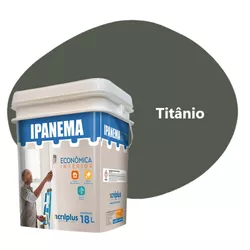 TINTA ECONÔMICA IPANEMA TITÂNIO 18 LTS 150040 ACRI... - Rabelo Materiais Para Construção