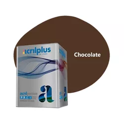 TINTA PREMIUM FOSCO CHOCOLATE 18 LTS ACRILPLUS - Rabelo Materiais Para Construção