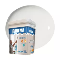 TINTA ECONÔMICA IPANEMA BRANCO NEVE 18 LTS ACRILPL... - Rabelo Materiais Para Construção