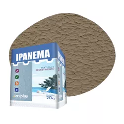 TEXTURA IPANEMA CAMURÇA CAIXA 20 KG ACRILPLUS - Rabelo Materiais Para Construção