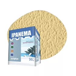 TEXTURA IPANEMA MARFIM CAIXA 20 KG ACRILPLUS - Rabelo Materiais Para Construção