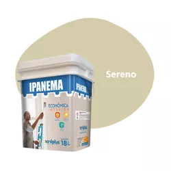 TINTA ECONÔMICA IPANEMA SERENO 18 LTS 150037 ACRIL... - Rabelo Materiais Para Construção