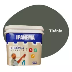 TINTA ECONÔMICA IPANEMA TITÂNIO 3,6 LTS 036062 ACR... - Rabelo Materiais Para Construção