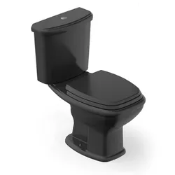 VASO SANITÁRIO COM CAIXA ACOPLADA FIT PLUS PRETO 1... - Rabelo Materiais Para Construção