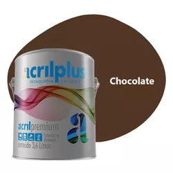 TINTA PREMIUM FOSCO CHOCOLATE 3,6 LTS 165020 ACRIL... - Rabelo Materiais Para Construção