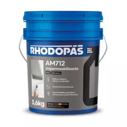 IMPERMEABILIZANTE PVA AM712 3,6KG 00590 RHODOPÁS - Rabelo Materiais Para Construção