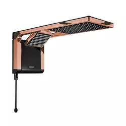 CHUVEIRO ACQUA DUO ELETRÔNICO BLACK/ROSE GOLD 7800... - Rabelo Materiais Para Construção