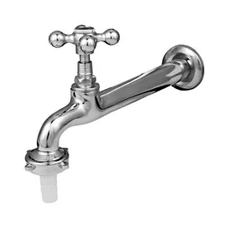TORNEIRA PARA PIA METAL 18CM COM BICO 1/2 X 3/4 C-... - Rabelo Materiais Para Construção
