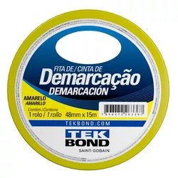 FITA DE DEMARCACAO AMARELA 48MMX15M 21241048200 SA... - Rabelo Materiais Para Construção