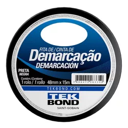 FITA DE DEMARCACAO PRETA 48MMX15M 21231048200 SAIN... - Rabelo Materiais Para Construção