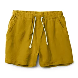 Bermuda Linho Premiun Masculina Amarelo - SHLI-AMA... - Atacado da Moda
