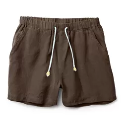 Bermuda Linho Premiun Masculina Marrom - SHLI-MARR... - Atacado da Moda
